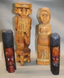 Four Wood Carvings