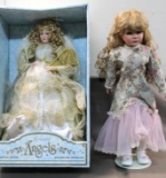 Two Large Porcelain Dolls