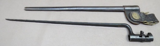 1873 Trapdoor Springfield Fluted Spike Bayonet