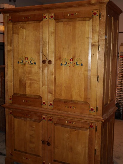 Nice Hand Painted Cabinet