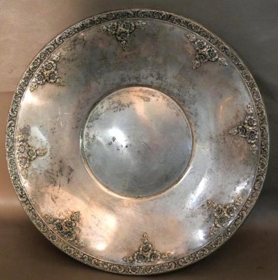 10" Ornate Sterling Silver Platter