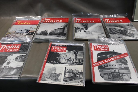 Trains Magazines 1948-1954