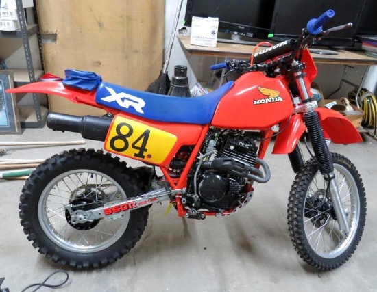 1984 Honda XR 350 Motorcycle