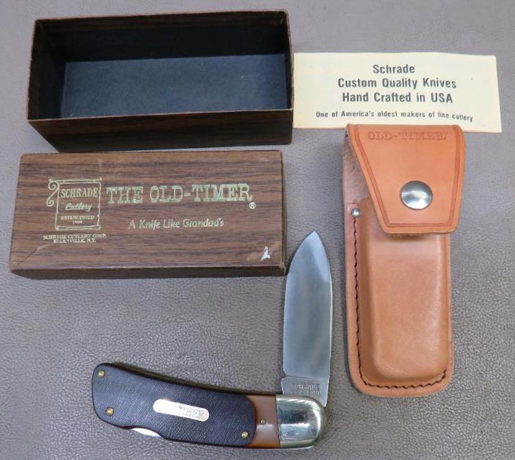 Schrade Old Timer 510T Lock back Knife | Proxibid Schrade Old Timer 510T Lock back Knife | Proxibid