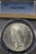 1923 Slabbed Peace Silver Dollar
