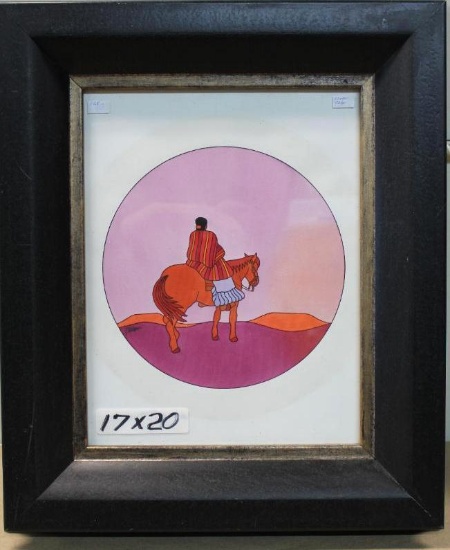 Beautiful Signed Southwestern Watercolor
