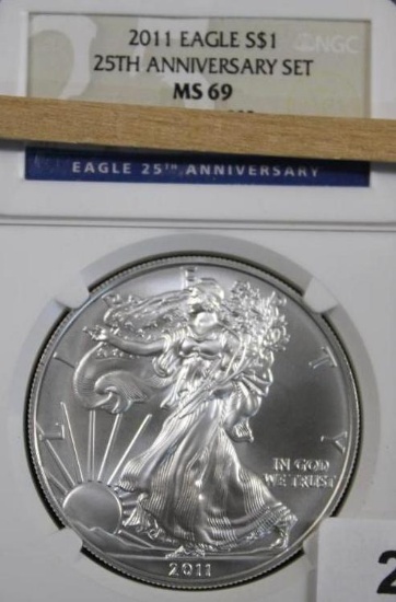 2011 Slabbed Walking Liberty Silver Dollar