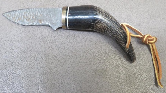 Custom Horn Handled Knife