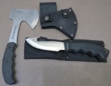 RMEF Browning Hatchet and Maxam Hunting Knife