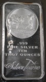 Ten Troy Ounce Fine Silver Bar
