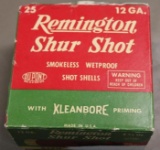 25 Cartridges Remington 12 Gauge Shur Shot