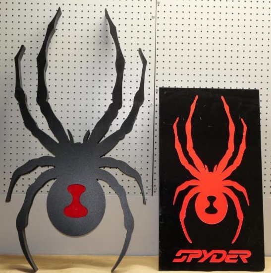 Two Spyder Signs