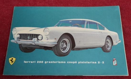 Ferrari 250 Gran Turismo Coupe Pininfarina 2+2 Original Brochure