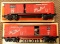 Two Lionel O-Gauge Frisco Boxcars