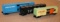 Three Lionel O-Gauge Train Cars