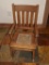 Adorable Cane Seat Childs Rocking Chair