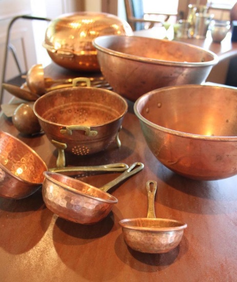 Amazing Assortment of Copper Cookware