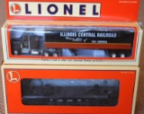 Lionel 1996 Illinois Central Railroad Flatcar and Tractor Trailer