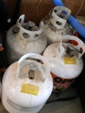 Four Propane Tanks