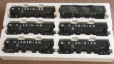 MTH Virginian Coal Car Set of 6