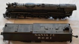 3rd Rail AT & SF Locomotive with #5021 Tender