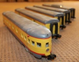 MTH O-Gauge 70' Scale Streamlined Passenger Car Set