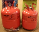 Two Balloon Time Helium Cylinders