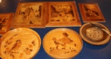 Wood Art Plates and Wall Hangings