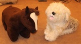 Two Giant Stuffed Animals
