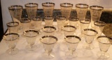 Twenty Two Silver Rim Glasses