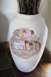 Large Pueblo Design Ceramic Vase