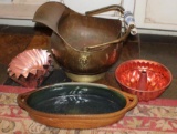Large Brass Pot and Baking Pans