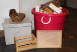 Baskets, Bucket, Boxes, and Bowl