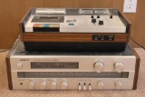 Sony Receiver and TEAC 140 Stereo Cassette Deck