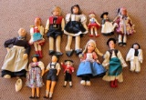 Group of Older European Dolls