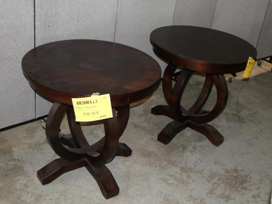 Two Round Matching End Tables