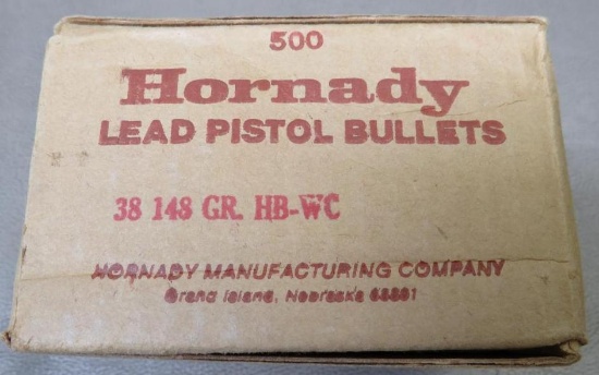 Hornady 38 Cal Bullets for Reloading