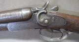 Antique Side by Side Coach Gun Shot Gun