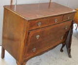 Antique5- Drawer Dresser with Mirror