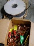 Box of Copper Fittings and Weather Stripping