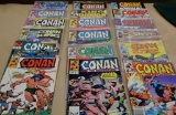 Eighteen Marvel Conan Comic Books