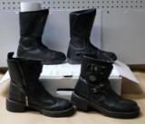 Women's size 5 Gortex Boots and Harley size 8.5 Boots