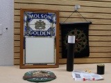 Molson Stained Glass Message Board Sign & More!