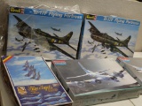 Four 1/48 Scale Models & 1/72 Scale Blue Angel
