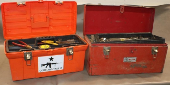 Two Loaded Toolboxes