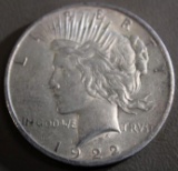 1922 Ungraded Peace Silver Dollar