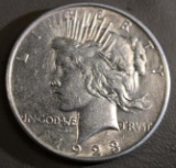1923-D Ungraded Peace Silver Dollar