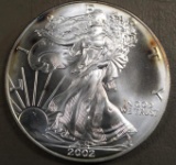 2002 Ungraded Walking Liberty/American Silver Eagle Dollar