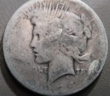 1924 Ungraded Peace Silver Dollar