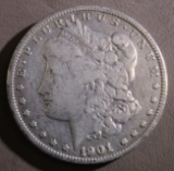 1901-O Ungraded Morgan Silver Dollar